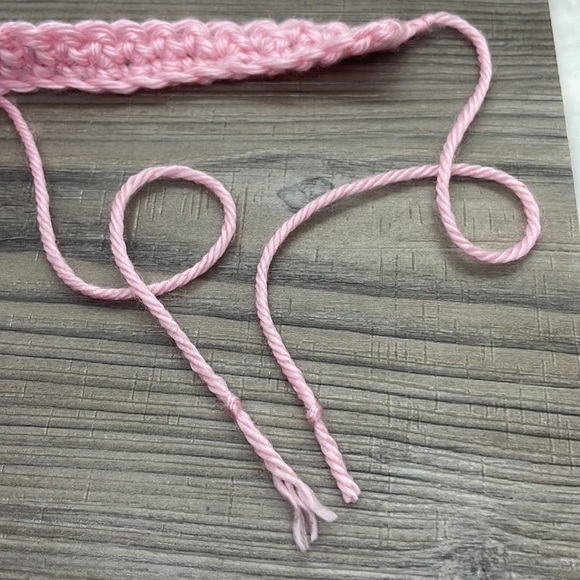 Pink Crochet Handmade Bracelet - Picture 5 of 5